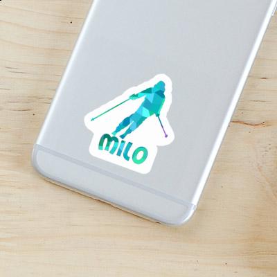 Sticker Milo Skier Gift package Image