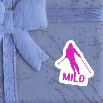 Milo Autocollant Skieuse Gift package Image