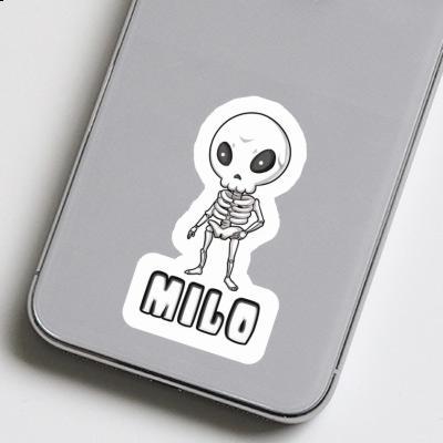 Milo Sticker Skeleton Image