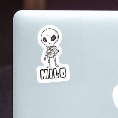 Milo Sticker Skeleton Laptop Image