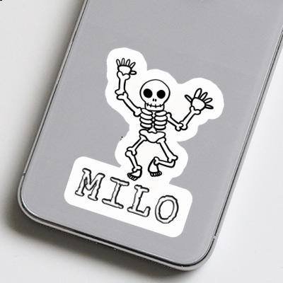 Sticker Milo Skeleton Gift package Image