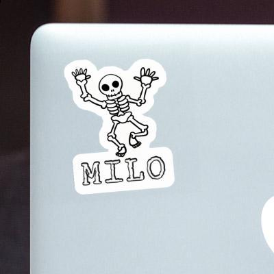 Sticker Milo Skeleton Notebook Image