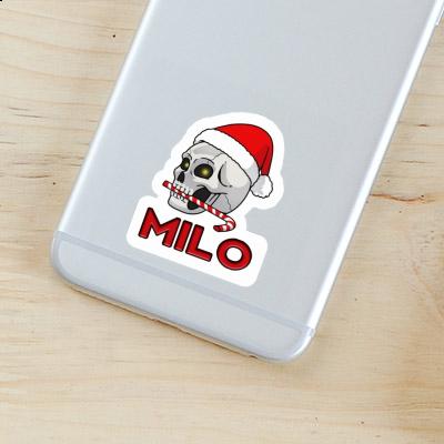 Sticker Milo Christmas Skull Image