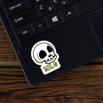 Sticker Skull Milo Laptop Image