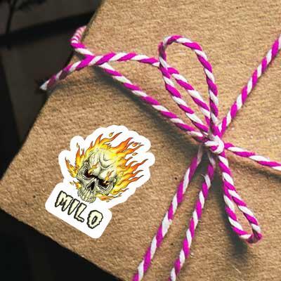 Milo Sticker Skull Notebook Image