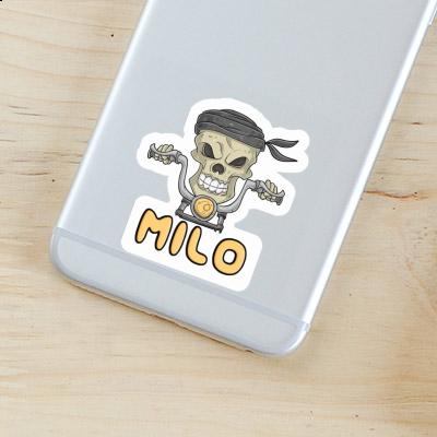 Sticker Motorcycle Rider Milo Gift package Image