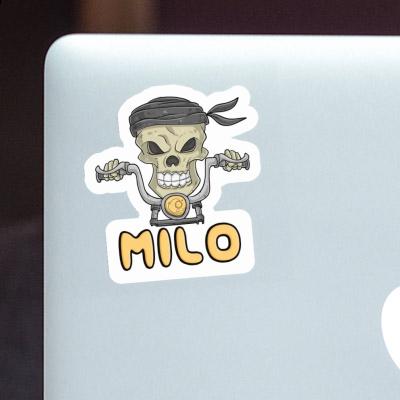 Sticker Motorcycle Rider Milo Gift package Image