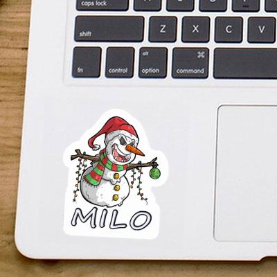 Sticker Milo Schneemann Gift package Image