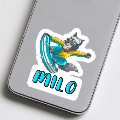 Sticker Milo Snowboarder Gift package Image