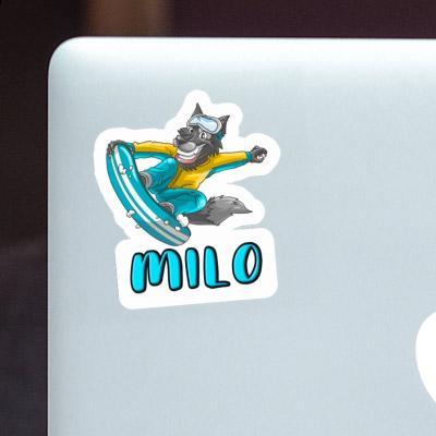 Sticker Milo Snowboarder Image