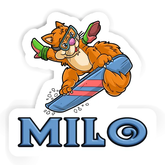 Milo Sticker Snowboarderin Gift package Image