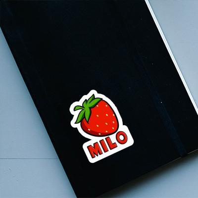 Milo Aufkleber Erdbeere Laptop Image