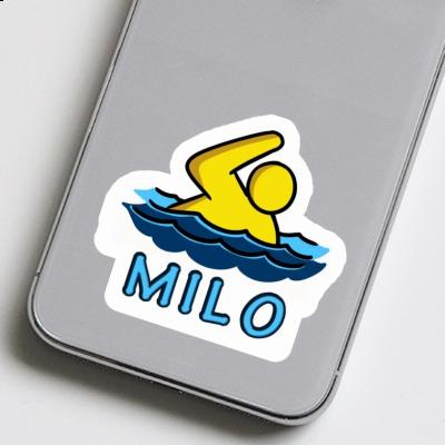 Swimmer Sticker Milo Laptop Image