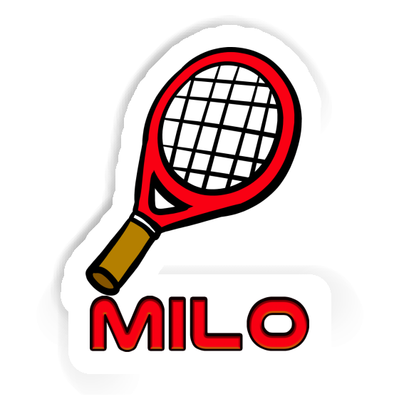 Autocollant Raquette de tennis Milo Laptop Image