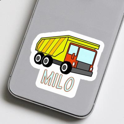 Sticker Milo Dump Truck Image