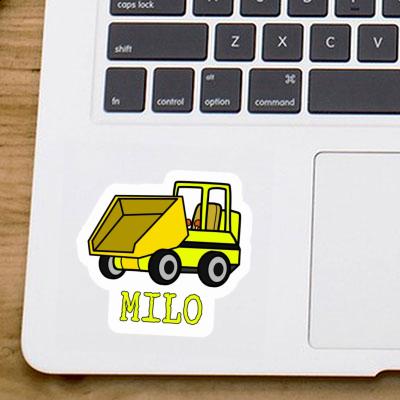 Sticker Front Tipper Milo Notebook Image