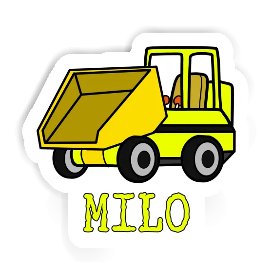 Sticker Front Tipper Milo Gift package Image