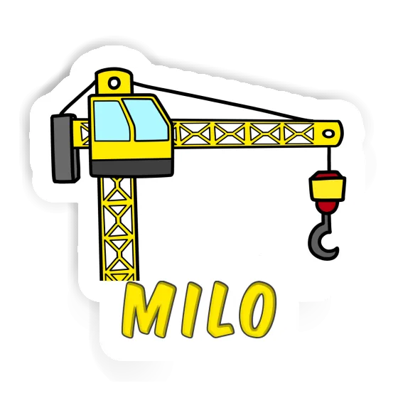 Sticker Milo Tower Crane Notebook Image