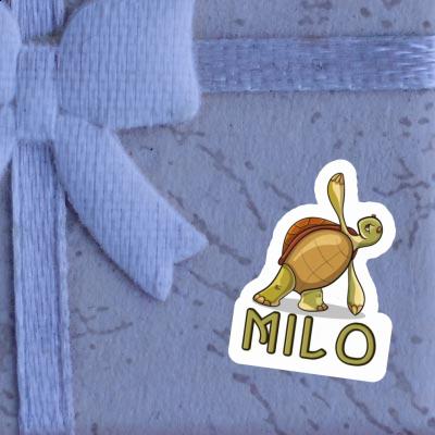 Sticker Yoga Turtle Milo Notebook Image