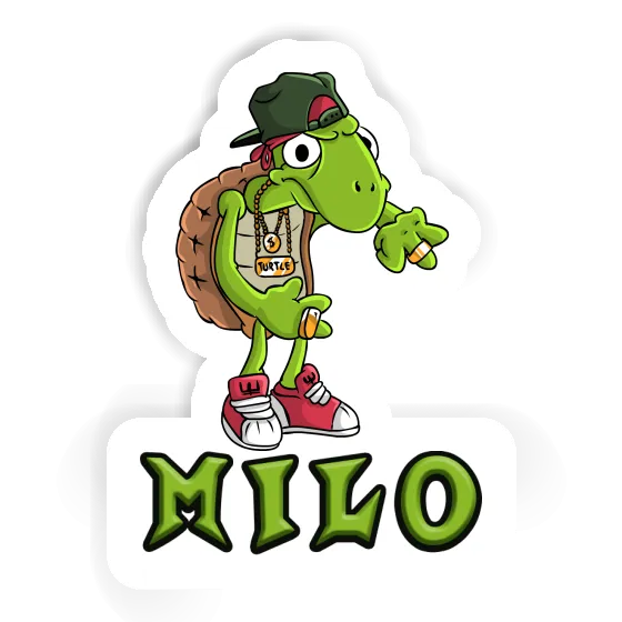 Tortue Hip Hop Autocollant Milo Notebook Image