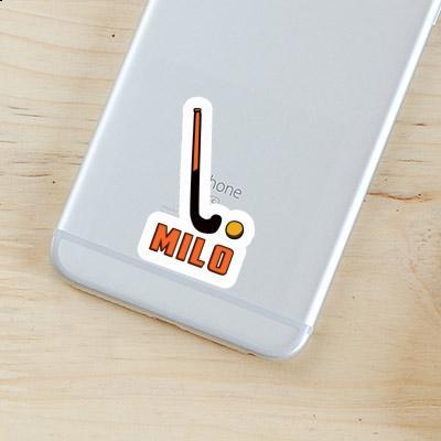 Floorball Stick Sticker Milo Image