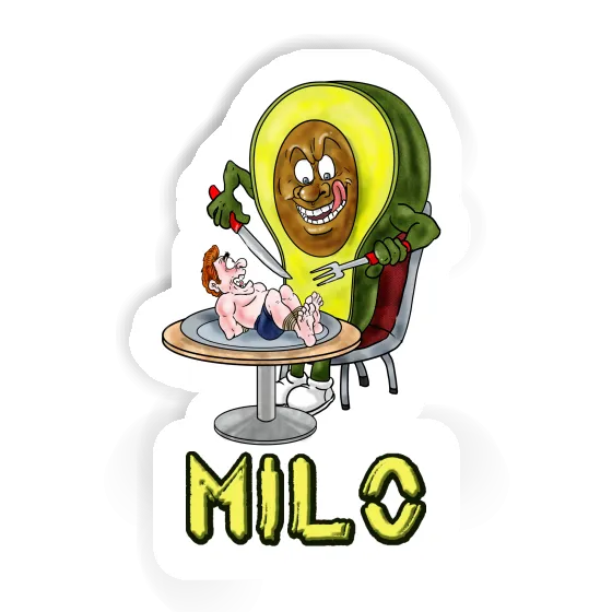 Sticker Avocado Milo Gift package Image