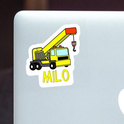 Sticker Fahrzeugkran Milo Laptop Image