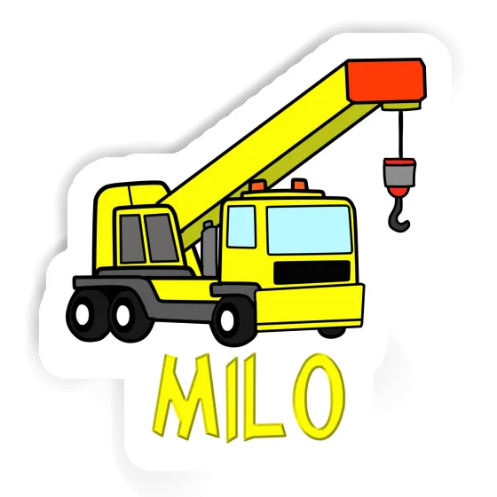 Milo Autocollant Grue Notebook Image