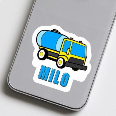 Water Truck Sticker Milo Laptop Image