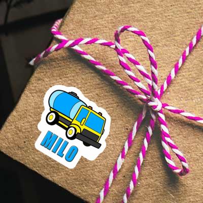 Water Truck Sticker Milo Notebook Image