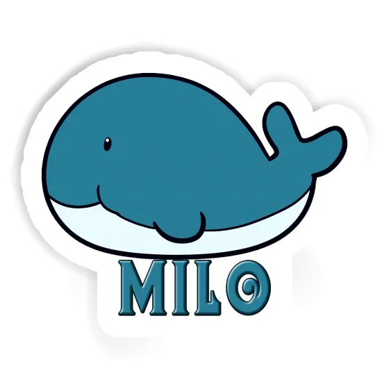 Whale Sticker Milo Image