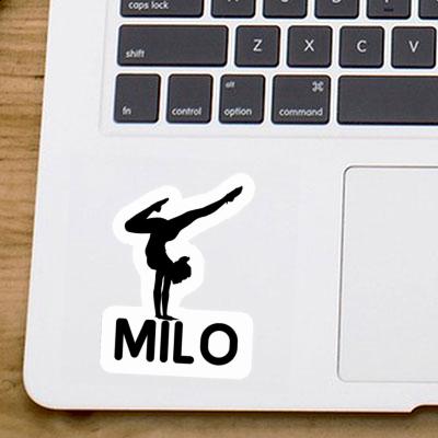 Sticker Yoga Woman Milo Gift package Image