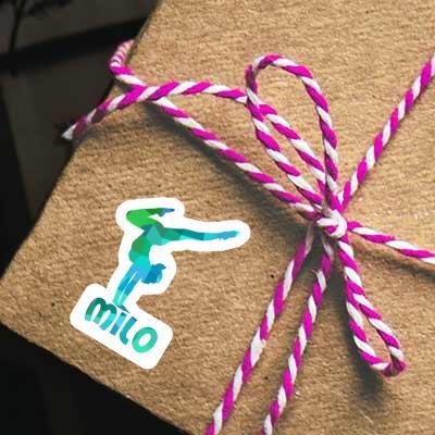 Aufkleber Milo Yoga-Frau Gift package Image