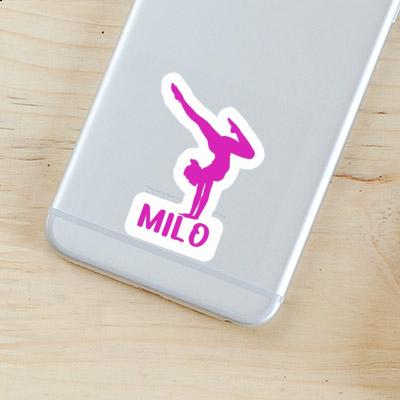 Sticker Milo Yoga Woman Gift package Image