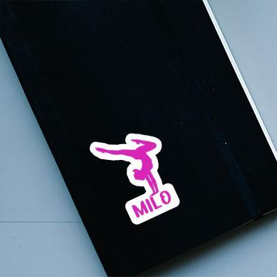 Sticker Milo Yoga Woman Gift package Image