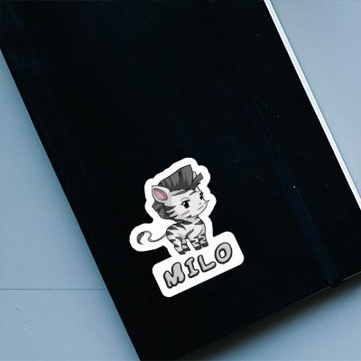 Zebra Sticker Milo Notebook Image