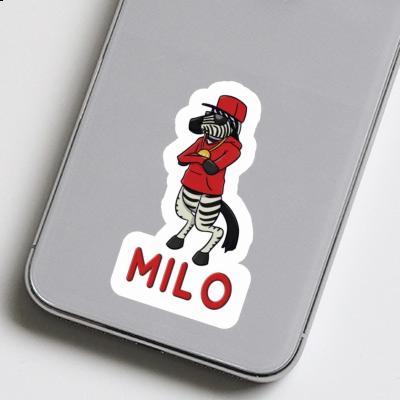 Autocollant Zebra Milo Gift package Image