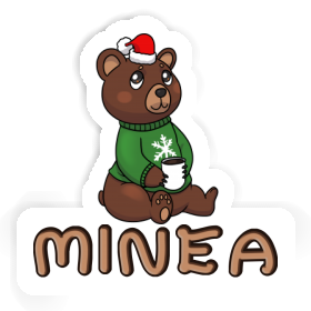 Sticker Weihnachtsbär Minea Image