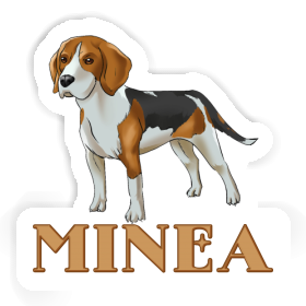 Minea Aufkleber Beagle Hund Image