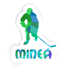 Minea Sticker Hockey Player Image