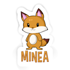 Fuchs Aufkleber Minea Image