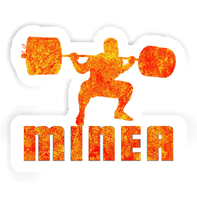 Sticker Weightlifter Minea Image