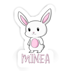 Sticker Kaninchen Minea Image