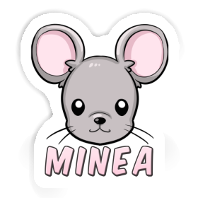 Minea Aufkleber Mauskopf Image