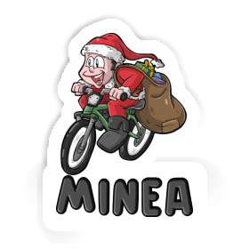 Sticker Velofahrer Minea Image