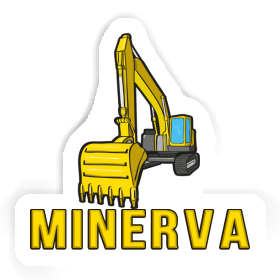 Aufkleber Minerva Bagger Image