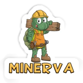 Minerva Aufkleber Bauarbeiter Image
