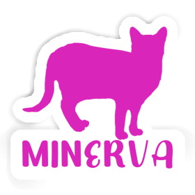 Minerva Sticker Cat Image