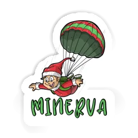 Minerva Sticker Fallschirmspringer Image