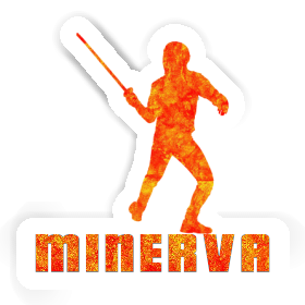 Sticker Minerva Fencer Image